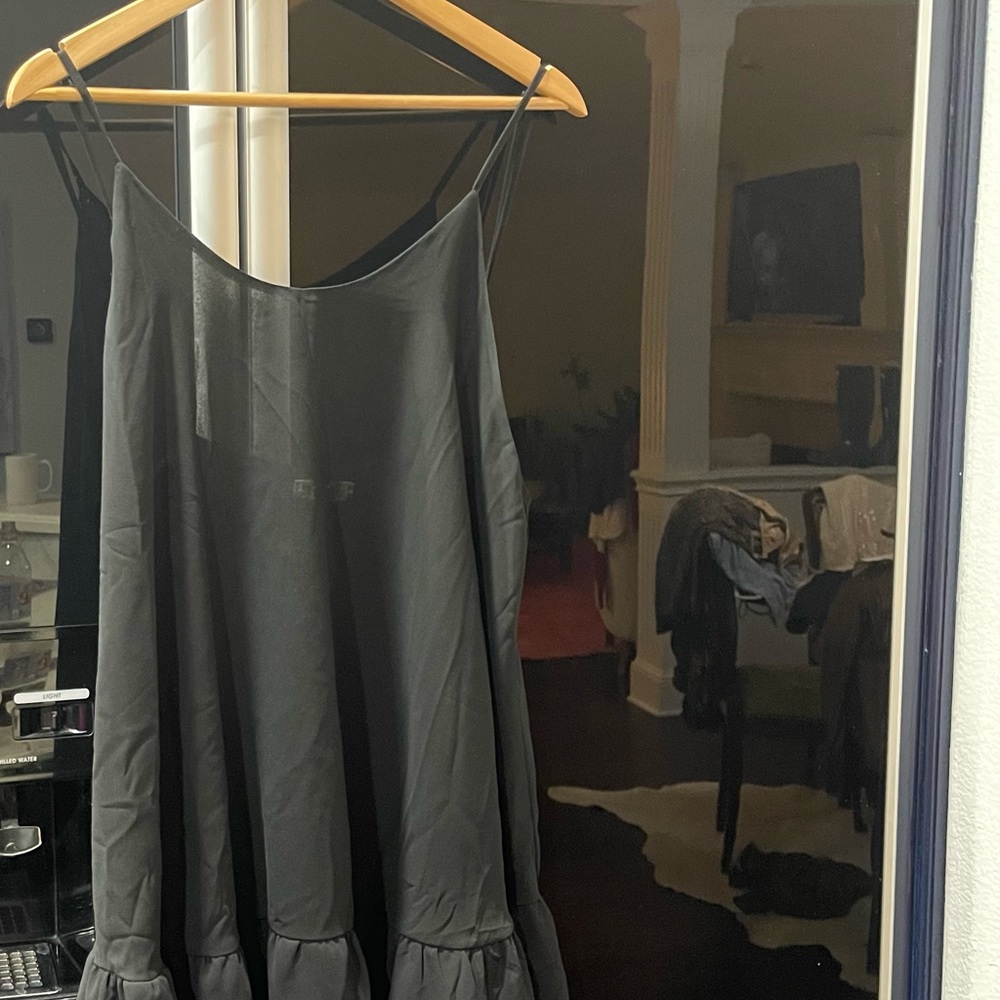 Cotton Candy Black slip dress